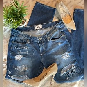 PAIGE Jimmy Jimmy Skinny Willa Destructed